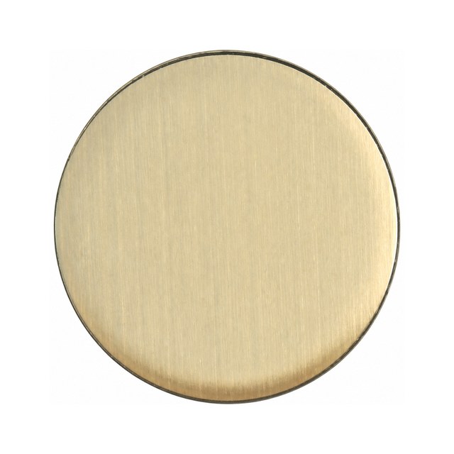 Champagne Gold straight hairline stainless steel finish reference