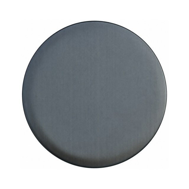 Gunmetal Black straight hairline stainless steel finish reference
