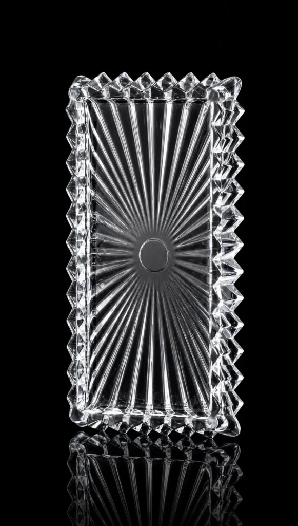 Panneaux rectangulaires suspendus en cristal — référence produit RH-004