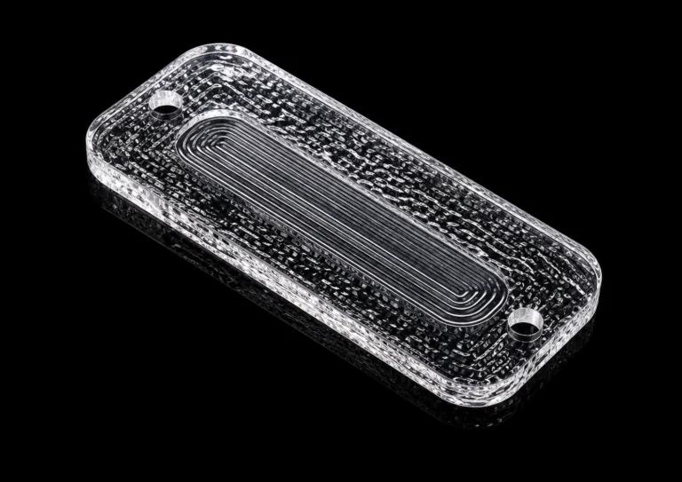 Panneaux rectangulaires suspendus en cristal — référence produit RH-007