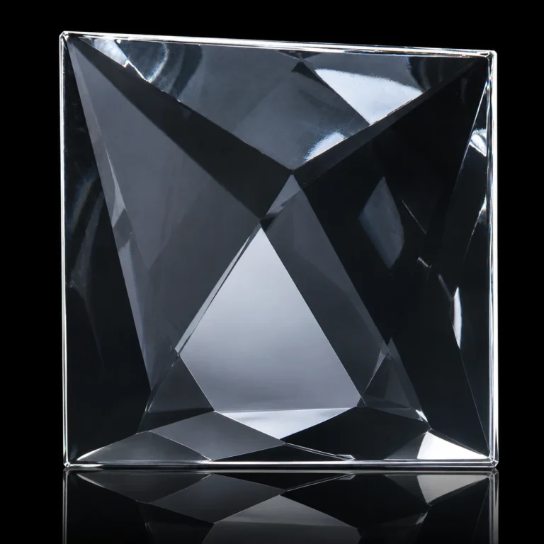 Panneaux rectangulaires suspendus en cristal — référence produit RH-012