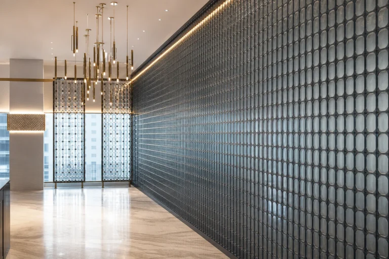 Fiber Optic Texture Crystal Panel — Application reference 001