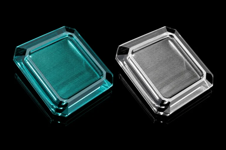 Panneau rectangulaire en cristal texturé à fibre optique — référence produit FO-003