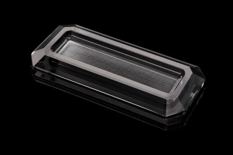 Panneau rectangulaire en cristal texturé à fibre optique — référence produit FO-004