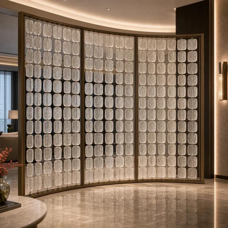 Tube-Linked Crystal Panels — Application reference 004