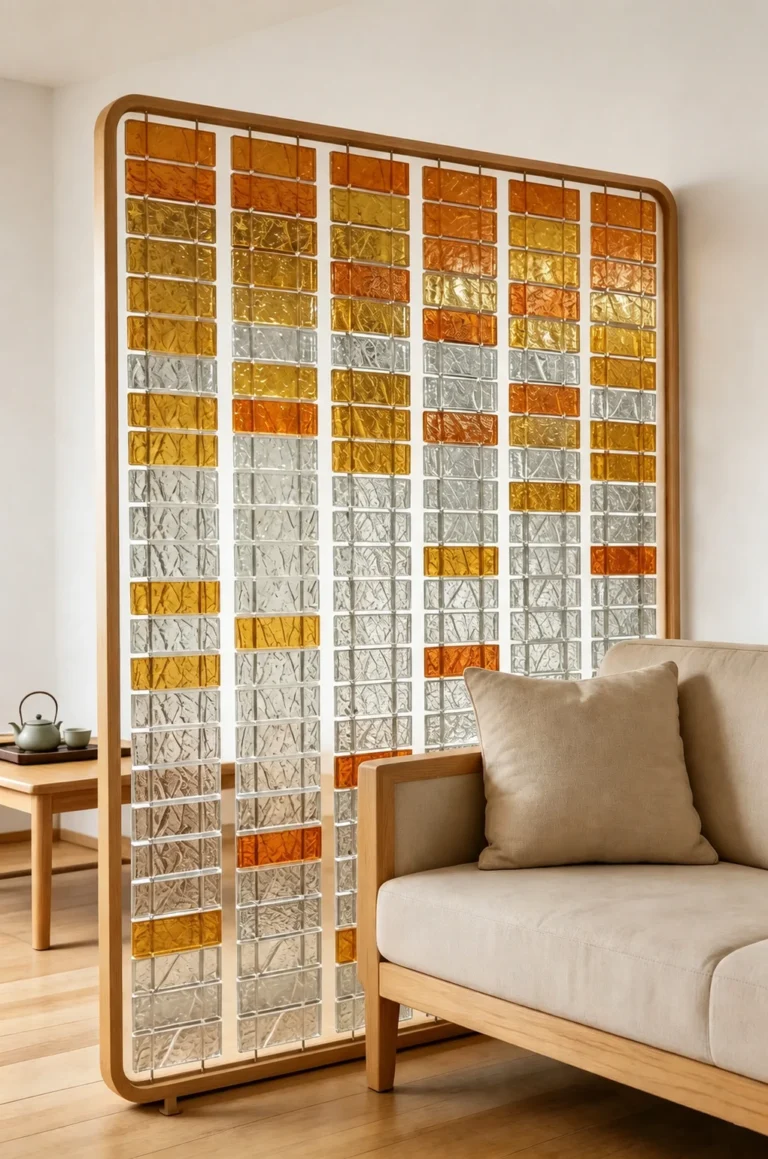 Panneau rectangulaire en cristal texturé à fibre optique — Référence d’application 021
